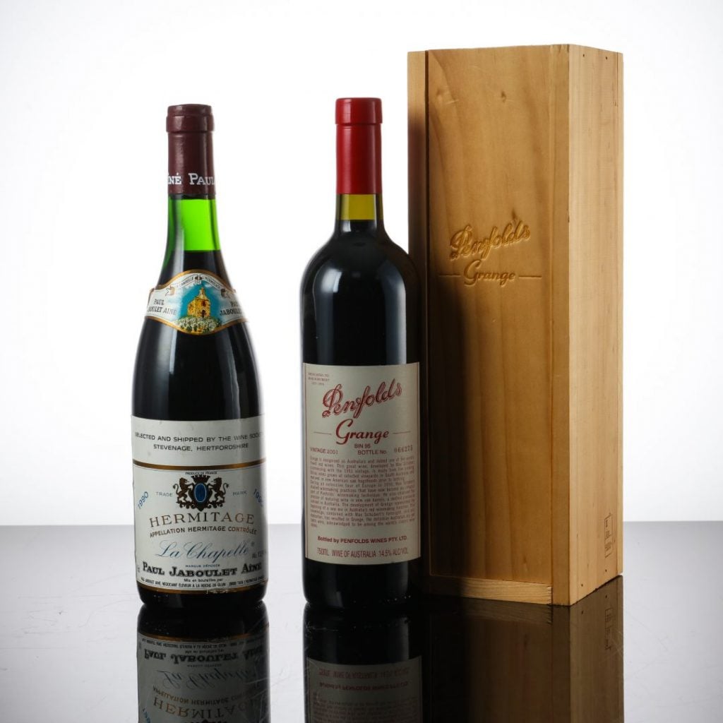 Penfolds Grange and Jaboulet Hermitage La Chapelle - Photography