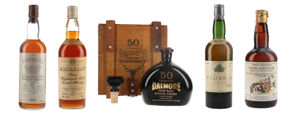 July 2023 Whisky & Spirits Auction Results - Photography