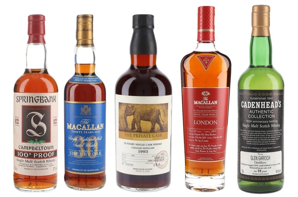 January 2026 Whisky & Spirits Auction Results - Photography